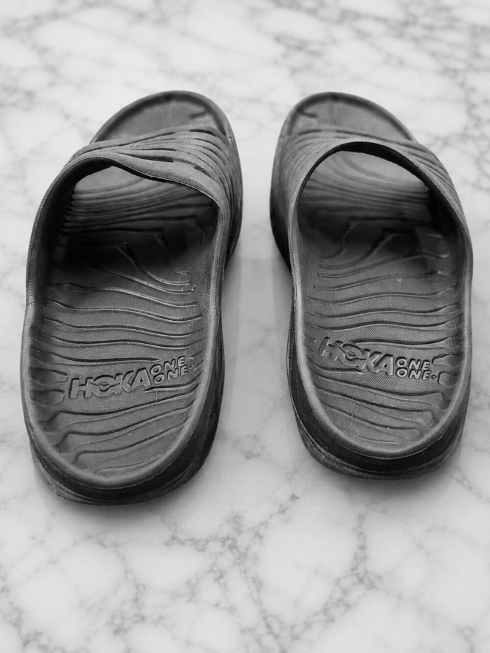 Hoka One One Ora Recovery Slide 3 Men's Black Sandals Size 10 - Picture 4 of 11